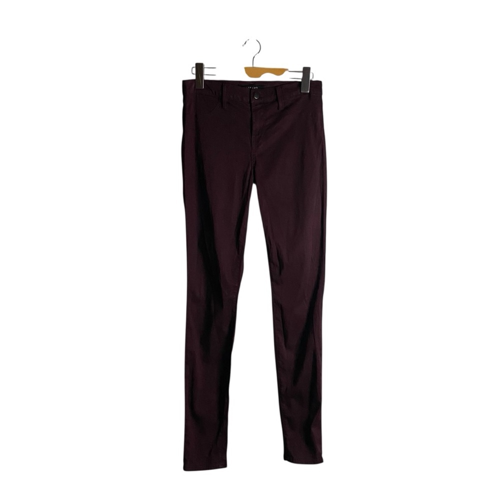 J Brand Women's Deep Mulberry Super Skinny Denim Jean